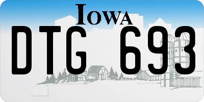IA license plate DTG693