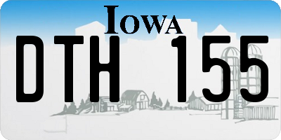IA license plate DTH155