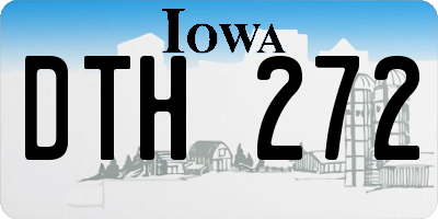 IA license plate DTH272