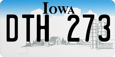 IA license plate DTH273