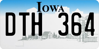 IA license plate DTH364