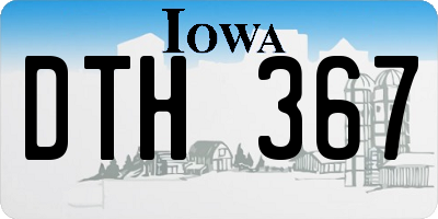 IA license plate DTH367