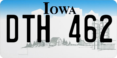 IA license plate DTH462