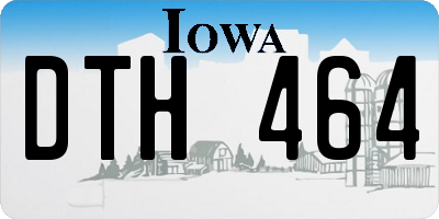 IA license plate DTH464