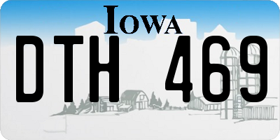 IA license plate DTH469