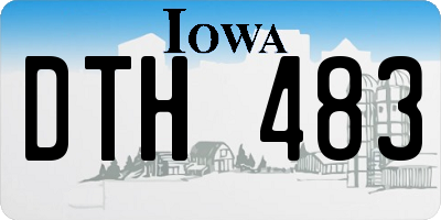 IA license plate DTH483