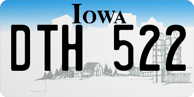 IA license plate DTH522