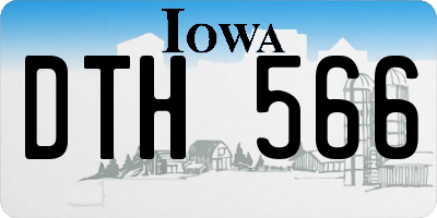 IA license plate DTH566