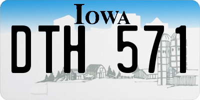 IA license plate DTH571