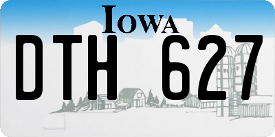 IA license plate DTH627