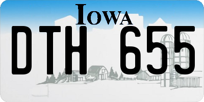 IA license plate DTH655