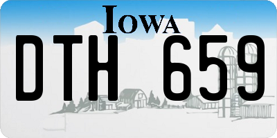IA license plate DTH659