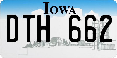 IA license plate DTH662