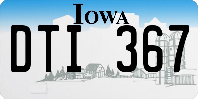 IA license plate DTI367