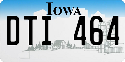 IA license plate DTI464