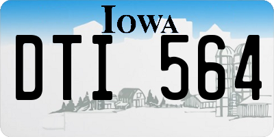 IA license plate DTI564