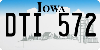 IA license plate DTI572