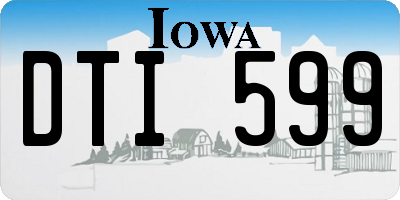 IA license plate DTI599