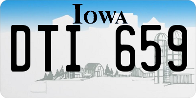 IA license plate DTI659