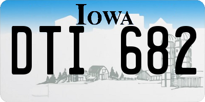 IA license plate DTI682