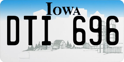 IA license plate DTI696