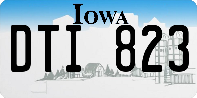 IA license plate DTI823