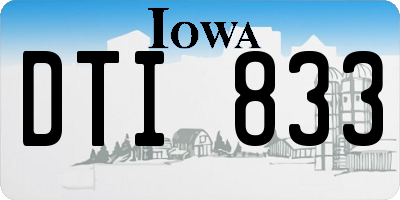 IA license plate DTI833