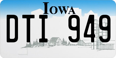 IA license plate DTI949