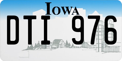 IA license plate DTI976