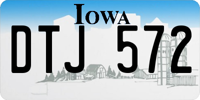 IA license plate DTJ572