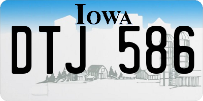 IA license plate DTJ586
