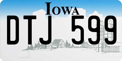 IA license plate DTJ599