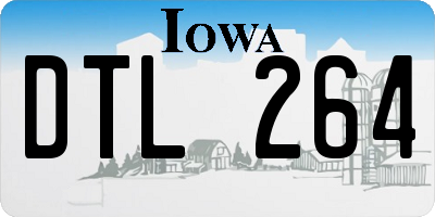 IA license plate DTL264