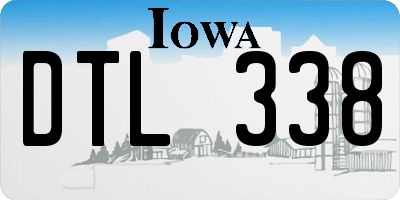 IA license plate DTL338