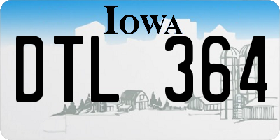 IA license plate DTL364
