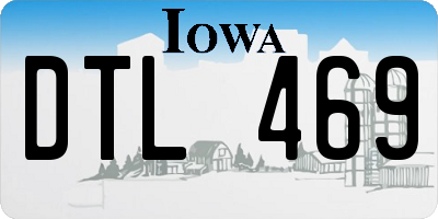 IA license plate DTL469