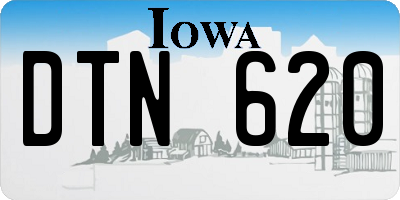 IA license plate DTN620