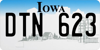 IA license plate DTN623