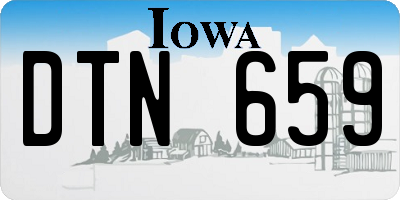 IA license plate DTN659