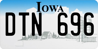 IA license plate DTN696