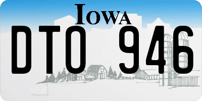 IA license plate DTO946