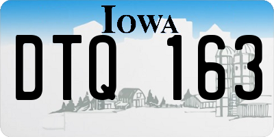 IA license plate DTQ163