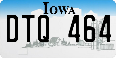 IA license plate DTQ464