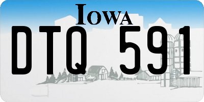 IA license plate DTQ591