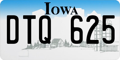 IA license plate DTQ625