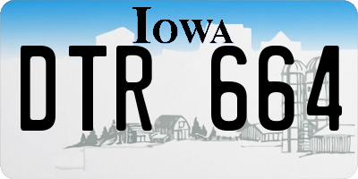 IA license plate DTR664