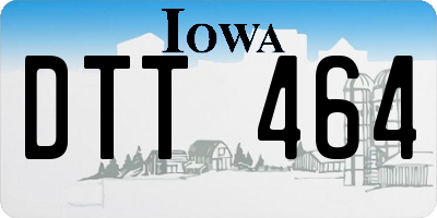 IA license plate DTT464