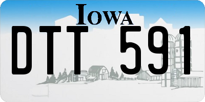 IA license plate DTT591