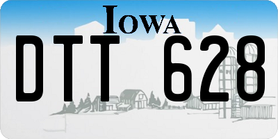 IA license plate DTT628