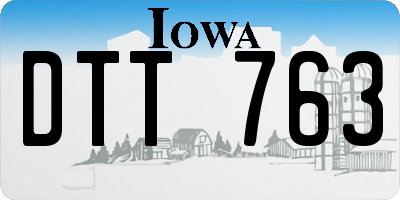 IA license plate DTT763